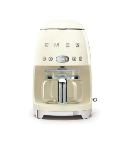SMEG 50`S Retro Style Drip Coffee Machine-Glossy Cream
