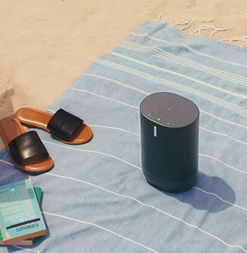 Sonos Move Bluetooth/WiFi Wireless Smart Speaker - Black