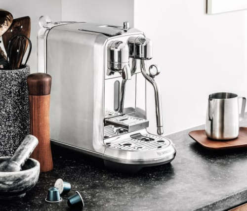 Nespresso Creatista Plus Automatic Espresso Machine with Automatic Steam Wand Silver