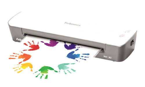 Fellowes Ion A3 Home Laminator with 10 Pouches Included