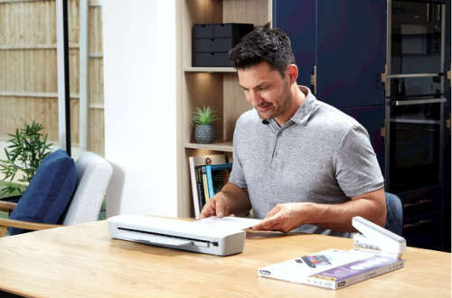 Fellowes Ion A3 Home Laminator with 10 Pouches Included