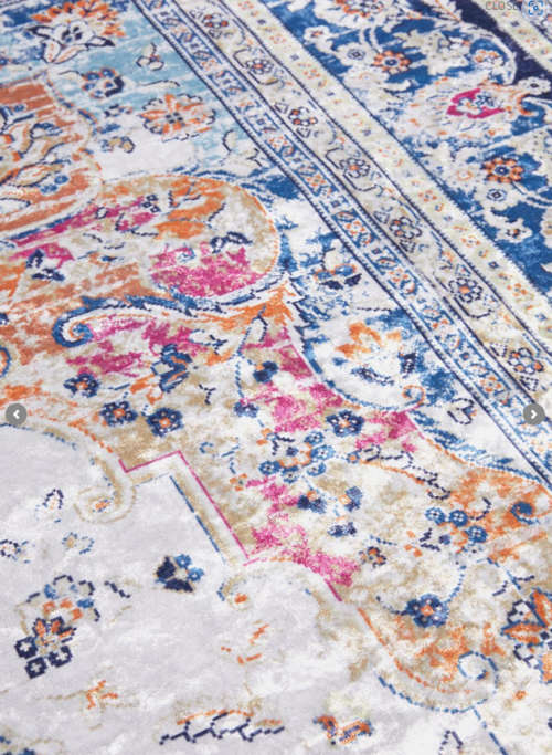 Option rug - colourful vintage