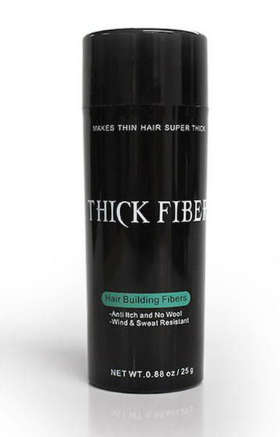 Thick Fiber Hair Building Fibers for Thinning and Fine hair - Medium Brown
