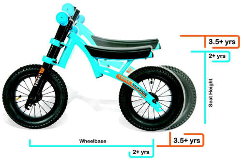Ybike Session Balance Bike - Pink-store display