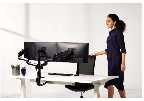 Fellowes Platinum Triple Monitor Arm