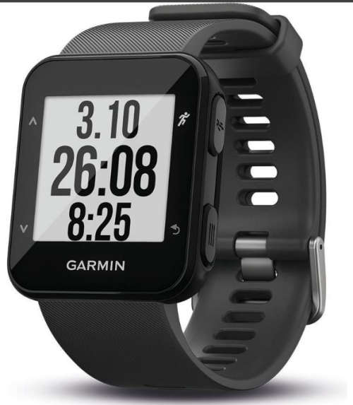 Garmin Forerunner 30 GPS Running Watch with Wrist-based Heart Rate (Slate Grey)