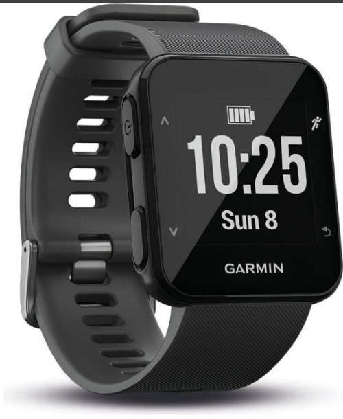 Garmin Forerunner 30 GPS Running Watch with Wrist-based Heart Rate (Slate Grey)