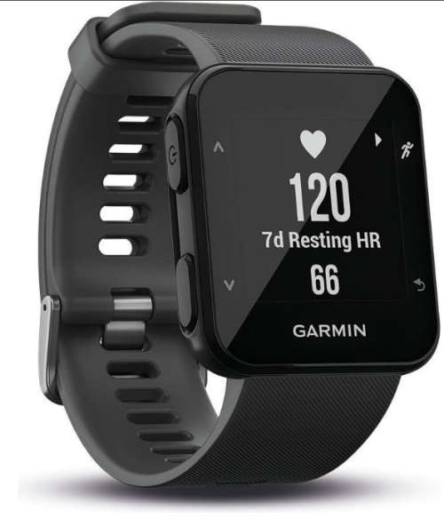 Garmin Forerunner 30 GPS Running Watch with Wrist-based Heart Rate (Slate Grey)