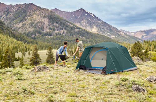 Coleman Skydome 6 Person Deluxe Family Camping Tent