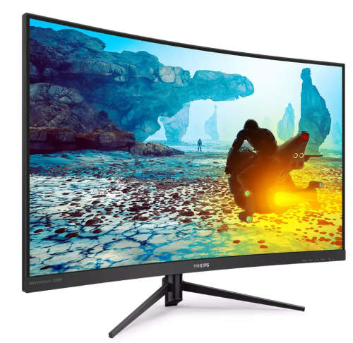 Philips - 325M8C/69 Momentum Curved QHD LCD Display 80cm Diag 2560x1440 Monitor