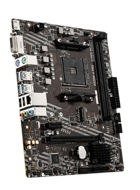 MSI A520M-A PRO Micro-ATX Motherboard-Store Display