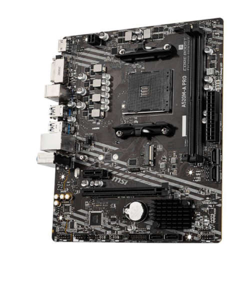 MSI A520M-A PRO Micro-ATX Motherboard-Store Display