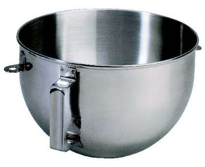 Kitchen Aid 5 Quart Bowl-Lift Polished Stainless Steel Bowl with Flat Handle