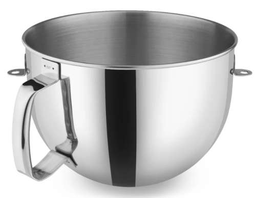 Kitchen Aid 5 Quart Bowl-Lift Polished Stainless Steel Bowl with Flat Handle