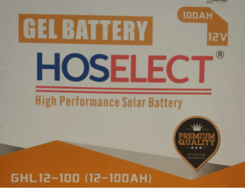 HOSELECT 12V 100AH GEL BATTERY