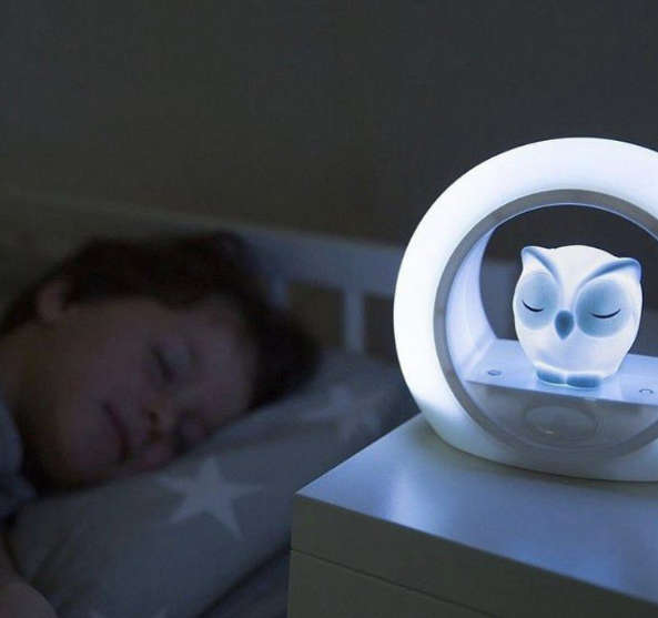 Zazu Night Light with Sound Sensor - Lou the Owl