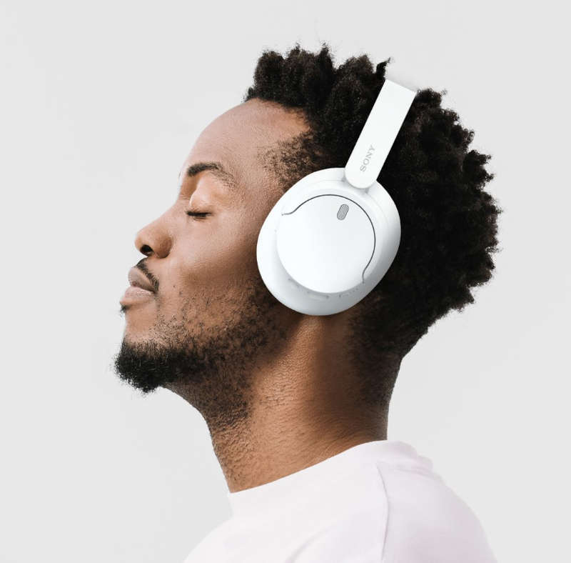 Sony WH-CH720 Noise Cancelling Over-Ear Headphones - White