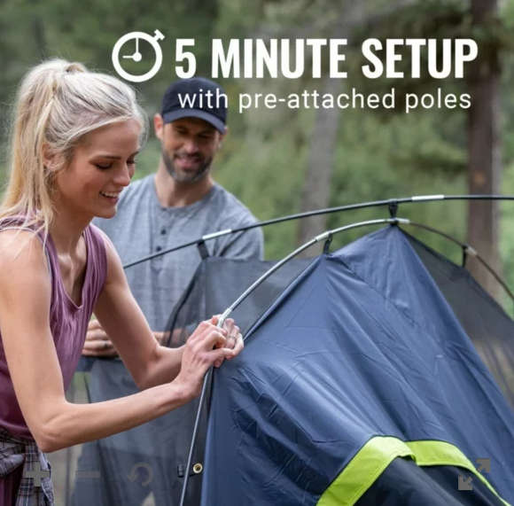 Coleman Skydome Darkroom 4 Person Tent