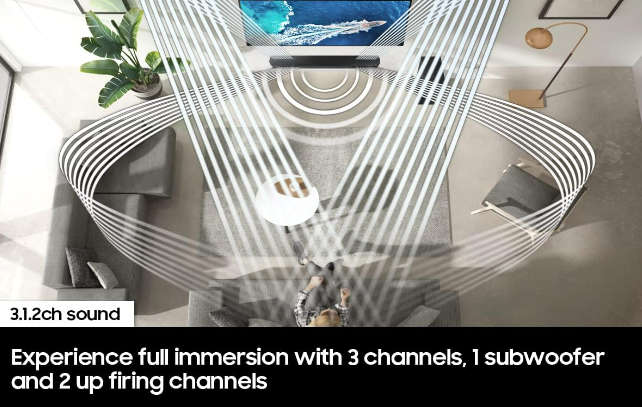 Samsung Premium Lifestyle Soundbar 3.1.2 channel HW-S800B/XA