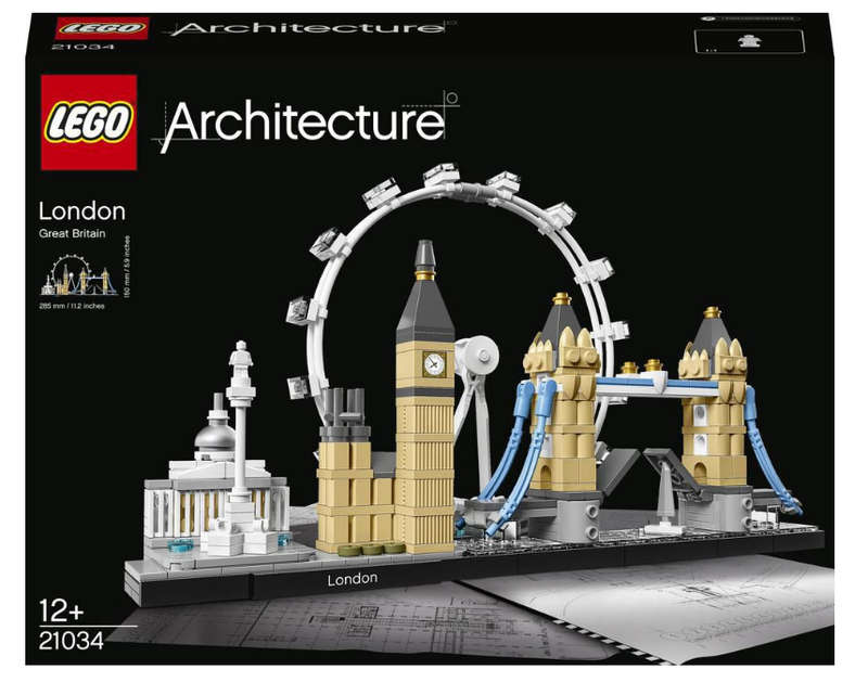 LEGO® Architecture London Skyline Collection 21034 Building Toy Set - 468 Pieces
