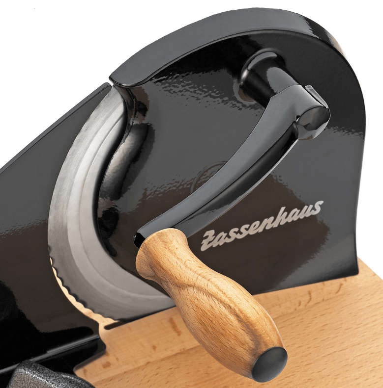 Zassenhaus Classic Manual Bread Meat Cheese Slicer-Black
