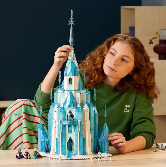 LEGO® | Disney Princess The Ice Castle 43197 Building Toy Set (1,709 Pieces)