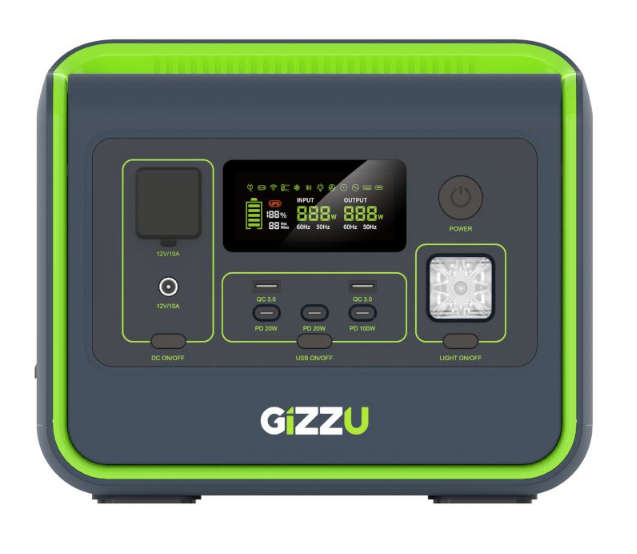 Gizzu Hero Core 800W 512Wh UPS Power Station