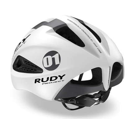 Rudy Project Boost 01 Helmet - White / Graphite With Visor-Large