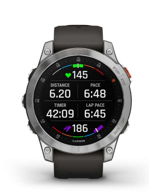 Garmin Epix (Gen 2) Standard Edition Premium Outdoor Smartwatch (47mm) - Slate Stainless Steel