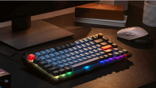 Keychron V2 Wired Custom Mechanical Keyboard Knob Version, 65% Layout with Knob