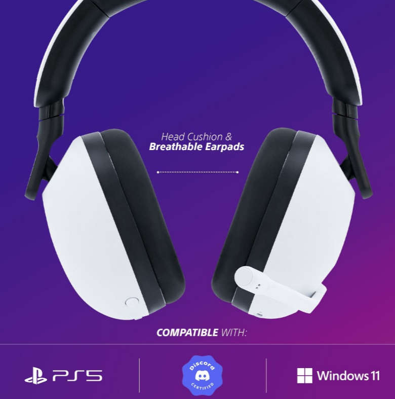 Sony Noise Cancelling InZone Wireless Gaming Headset H9