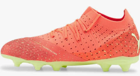 Puma Kids Boys Future 3.4 Firm GroundAg Soccer Cleats Cleated, Firm Ground, Turf - Orange-Size UK 2