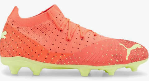 Puma Kids Boys Future 3.4 Firm GroundAg Soccer Cleats Cleated, Firm Ground, Turf - Orange-Size UK 2