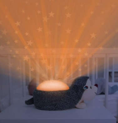 Zazu Soothing Musical Starlight Projector Cry Sensor - Harry the Hedgehog