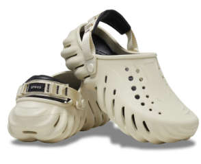 Crocs Unisex Echo Clog Bone/Black Unisex M UK5 / W UK6