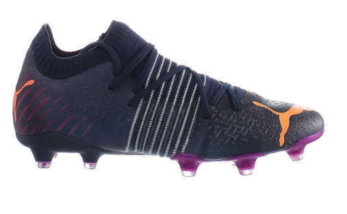 Puma Future Z 1.2 FG/AG Lace-Up Black Synthetic Mens Football Boots-UK8
