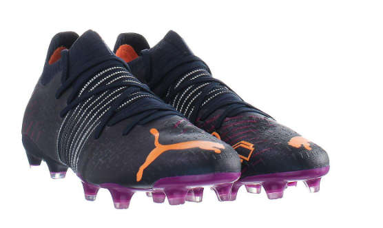 Puma Future Z 1.2 FG/AG Lace-Up Black Synthetic Mens Football Boots-UK8