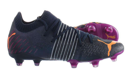 Puma Future Z 1.2 FG/AG Lace-Up Black Synthetic Mens Football Boots-UK8