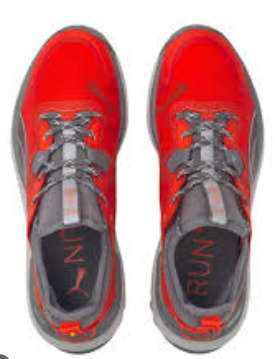 Puma Men`s Voyage Nitro Trail Running Shoes - Cherry Tomato- Castlerock-Size UK10