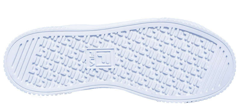 Fila Women's Panache 19 Flat Sneaker White/Metallic Silver/Fila Navy UK 3