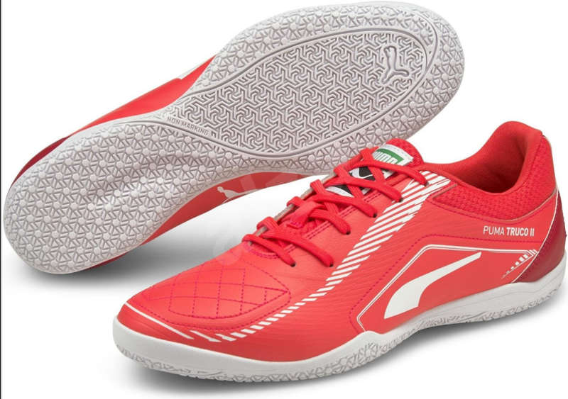 Puma Truco II Red Indoor Shoes UK10 (EU44.5)