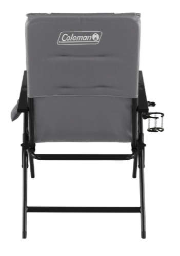 Coleman 5-Position Padded Foldable Camping Chair, Steel Frame