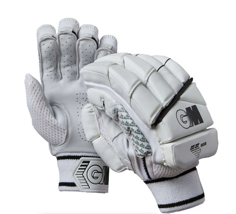 GM - 808 Left Hand Batting Gloves - White - S Men