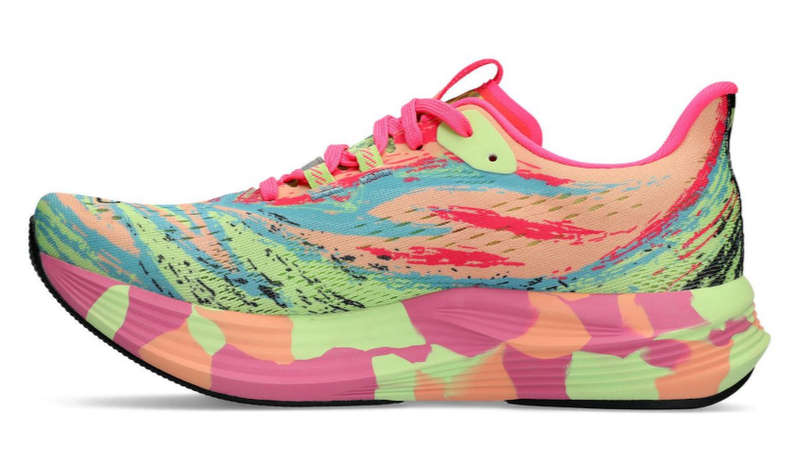 ASICS Women`s Noosa Tri 15 Road Running Shoes - Summer Dune/Lime Green - UK 3