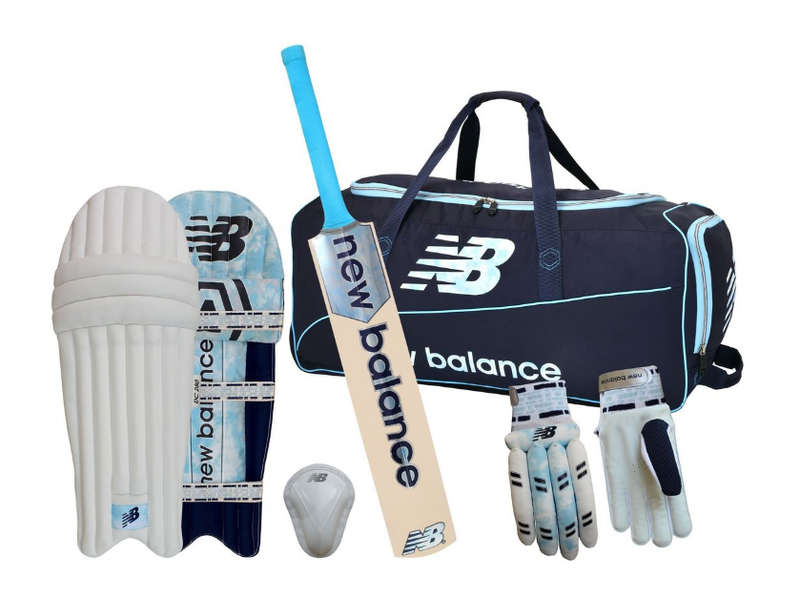New Balance Cricket Starter Kit - Blue/Black (Right-Handed)