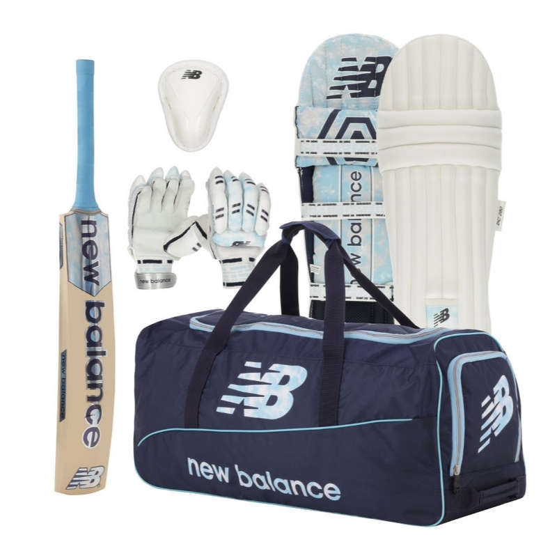New Balance Cricket Starter Kit - Blue/Black (Right-Handed)