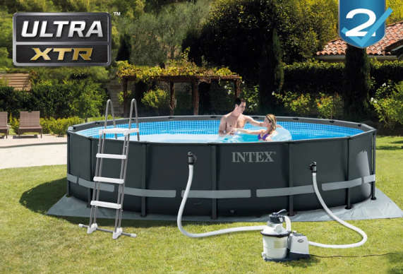 Intex Ultra XTR Frame Pool Set 488cm x 122cm  with Pump