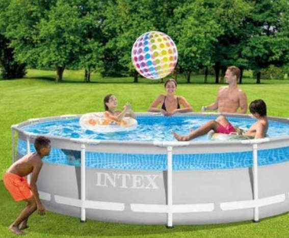 Intex Prism Frame Clearview Pool Set 4.27m x 1.07m with Pump