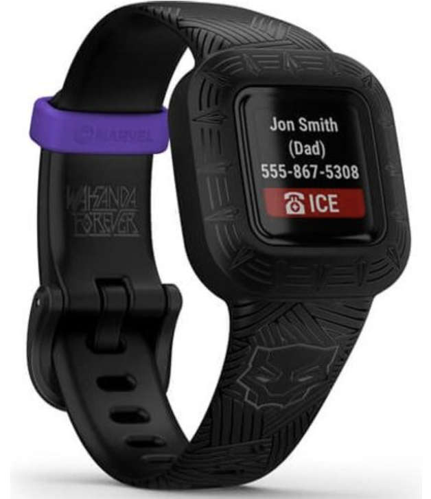 Garmin Vivofit Junior 3 Fitness Tracker - Marvel Black Panther