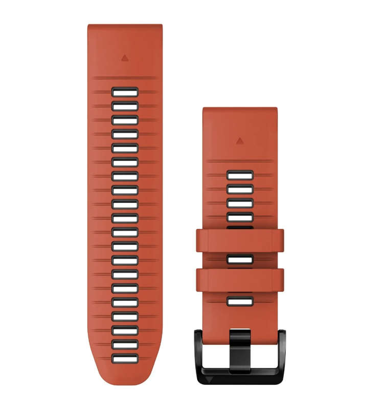 Garmin QuickFit 26mm Silicone Watch Band - Flame Red